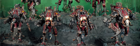Preorder Warhammer 40K Chaos Knights Battleforce and Ruinator