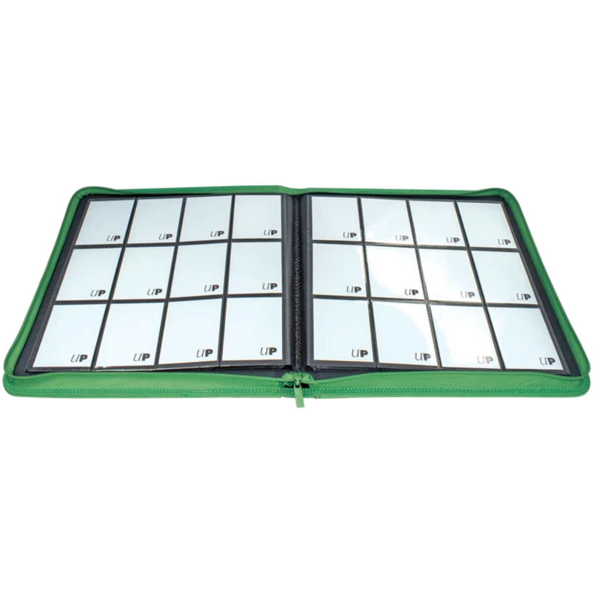 Ultra Pro Green 12-Pocket 480 Card Binder Zip