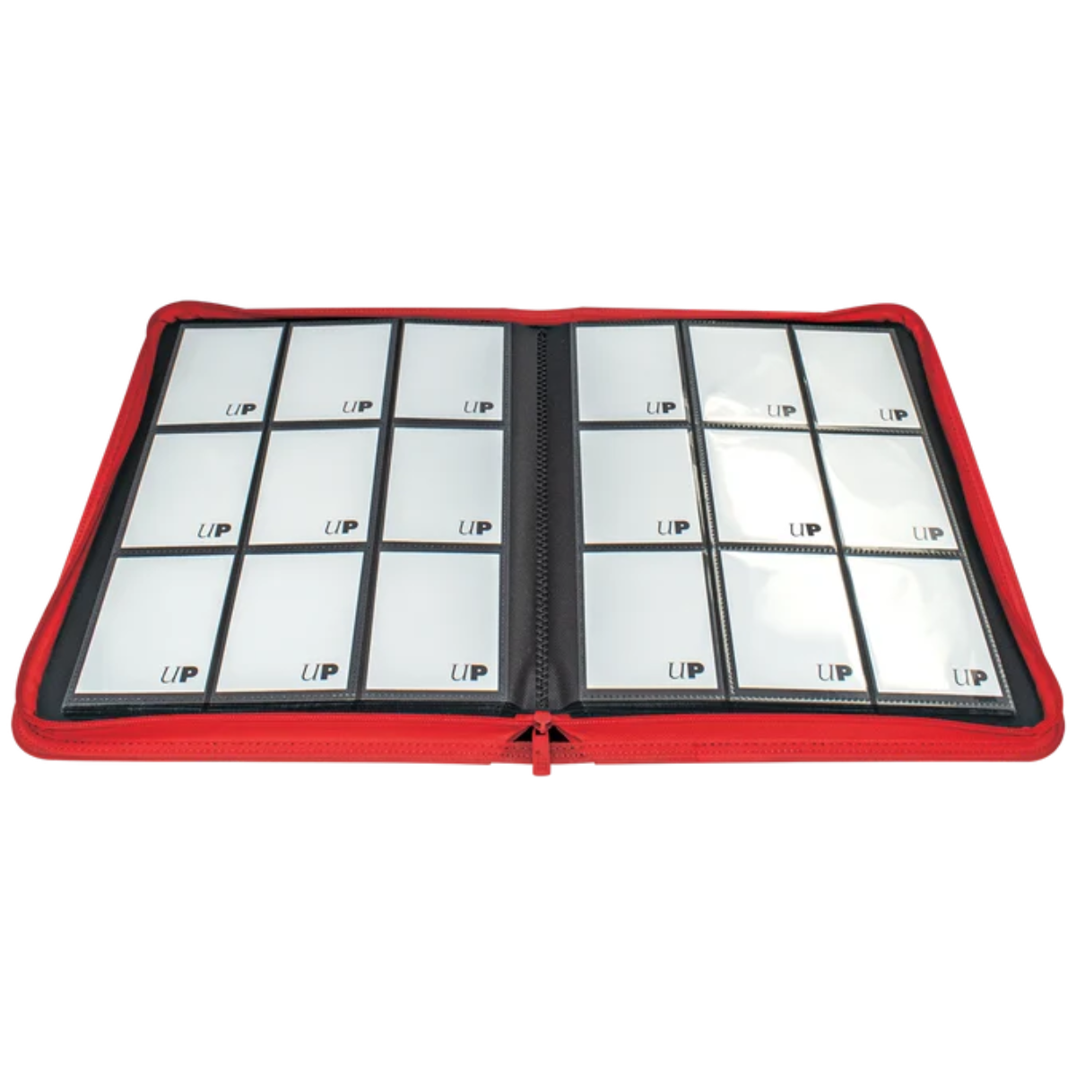 Ultra Pro Red 9 Pocket 360 Card Binder Zip