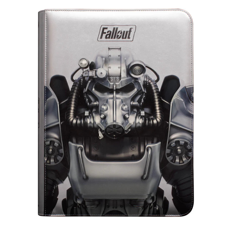 MTG Fallout Brotherhood of Steel 9 Pocket 360 Card Binder Zip MTG Fallout Brotherhood of Steel 9 Pocket 360 Card Binder Zip