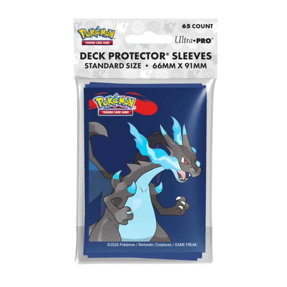 Mega Charizard X 65ct DECK PROTECTOR® Sleeves