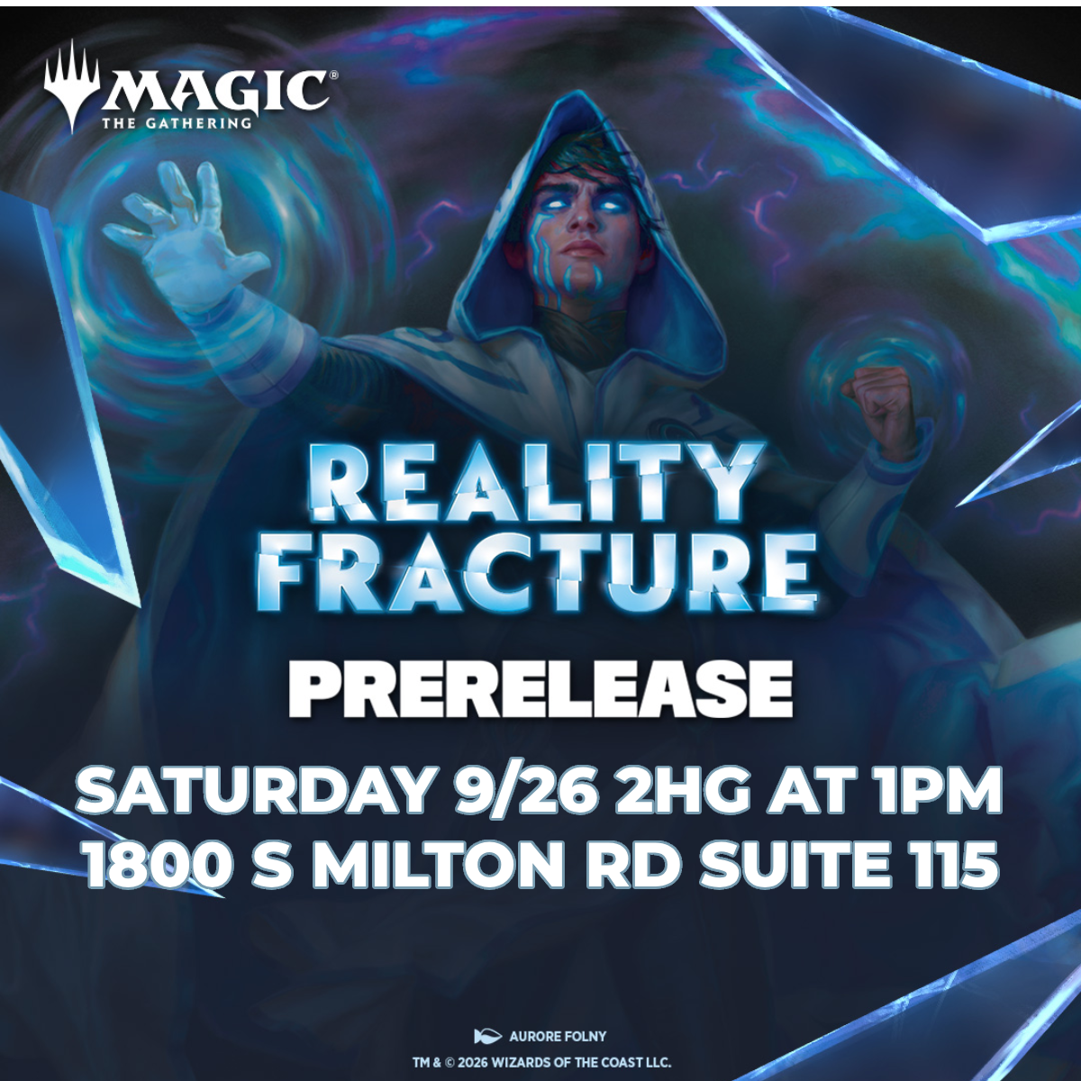 Reality Fracture Two-Headed Giant Ticket - 1PM Saturday, Sep 26