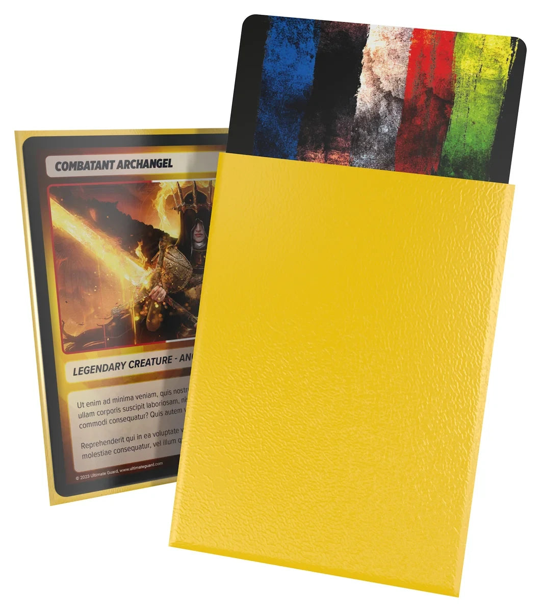 Ultimate Guard Cortex Sleeves Standard Size Matte Yellow (100)