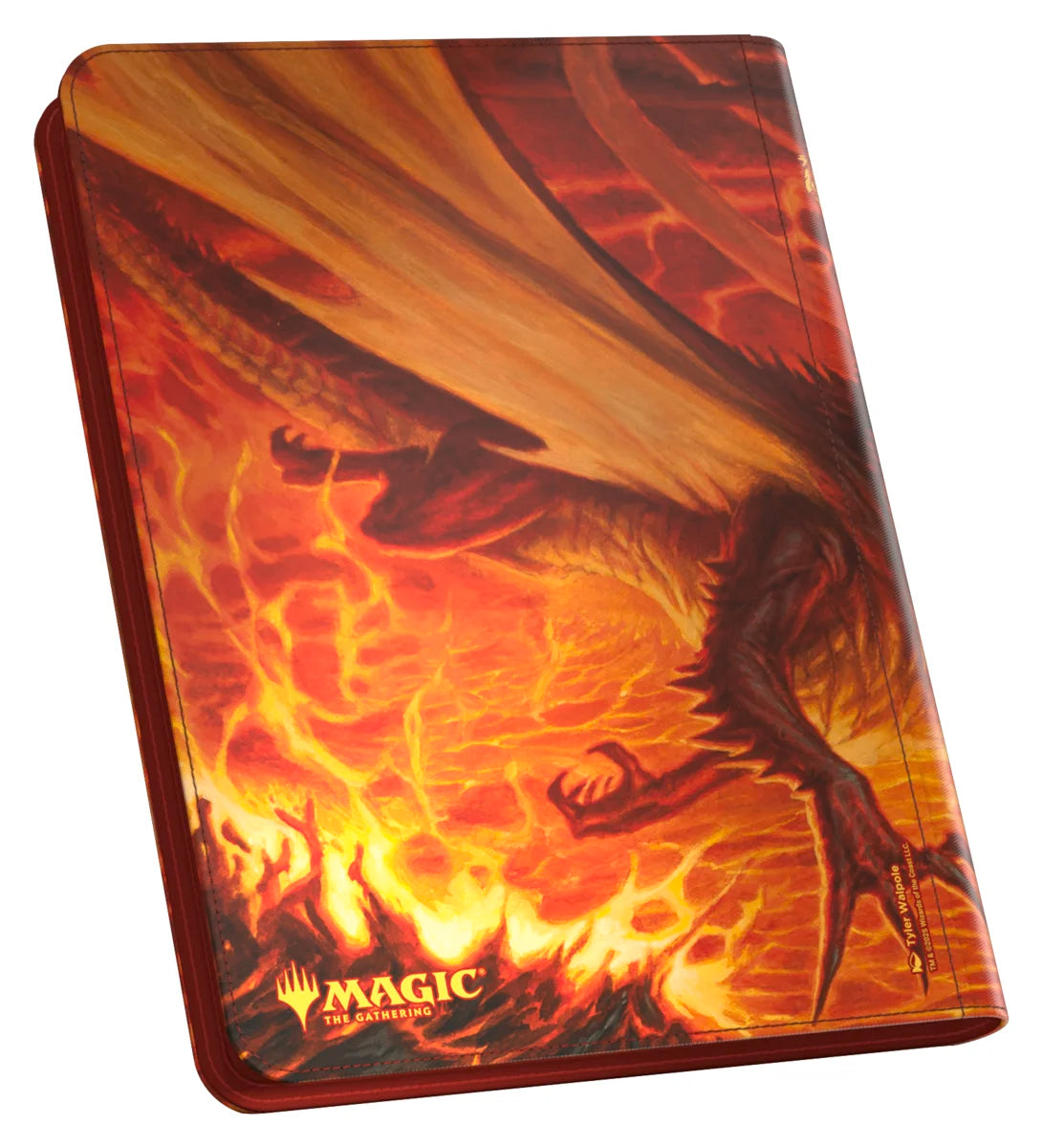 Tarkir Dragonstorm Magmatic Hellkite 360 Card Binder Zipfolio