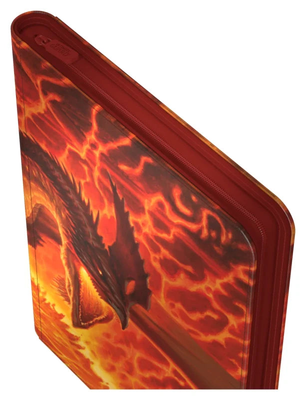 Tarkir Dragonstorm Magmatic Hellkite 360 Card Binder Zipfolio