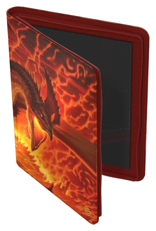 Tarkir Dragonstorm Magmatic Hellkite 360 Card Binder Zipfolio