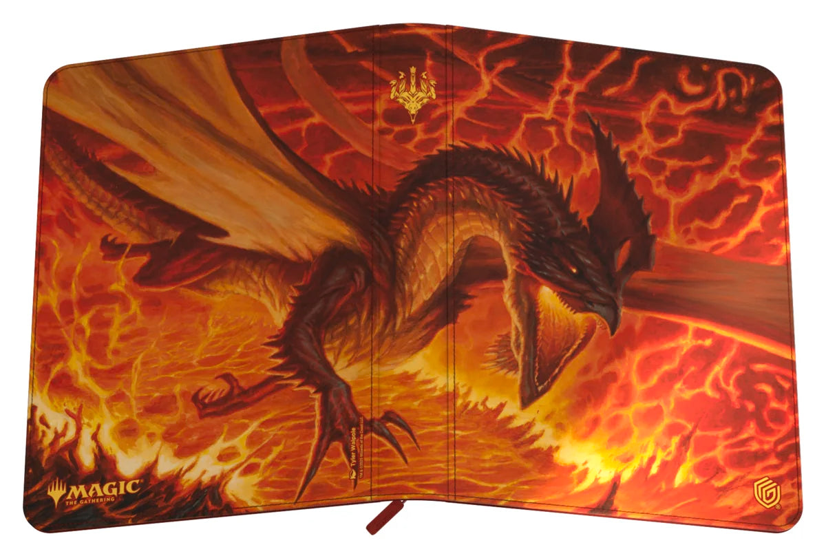 Tarkir Dragonstorm Magmatic Hellkite 360 Card Binder Zipfolio