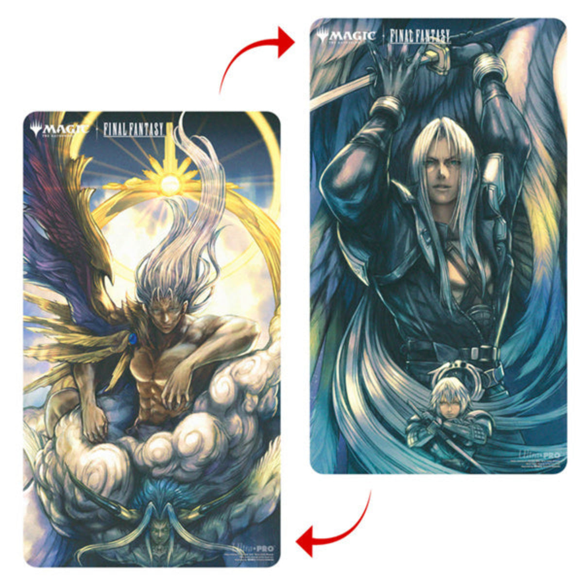 MTG Final Fantasy Sephiroth, Fabled Solder/One-Winged Angel Double-Sided Playmat