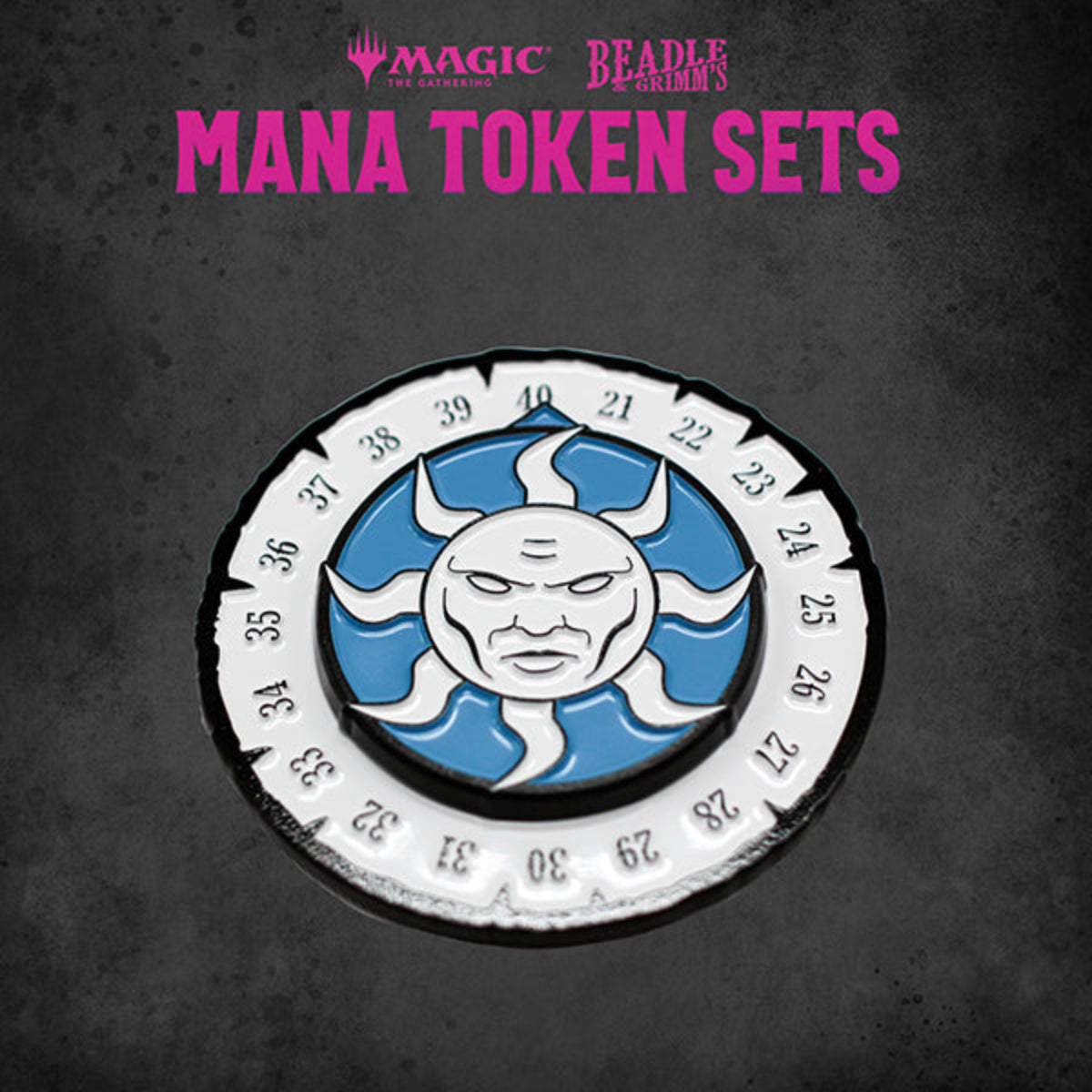 Beadle & Grimm's MTG White Mana Metal Token Set