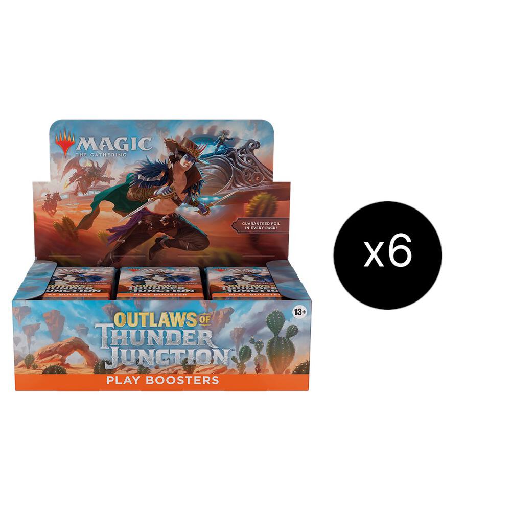 case of magic booster boxes Outlaws Thunder Junction Play Box (36 Packs) Whether you are drafting with friends Display Case for Magic the