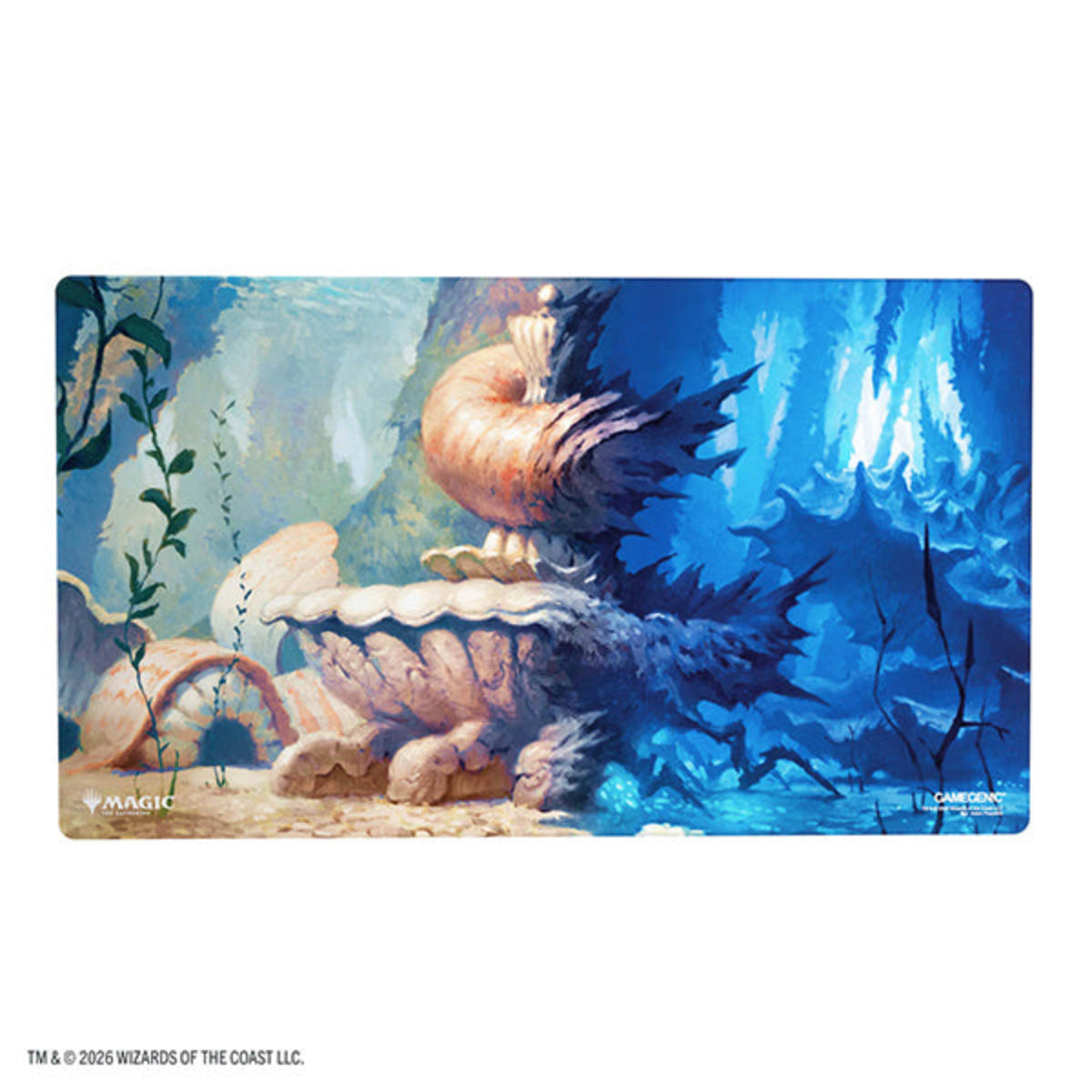 MTG Lorwyn Eclipsed Shiny Playmat - Hallowed Fountain