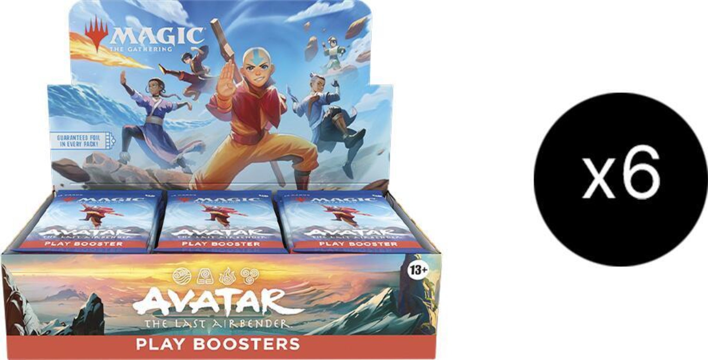 Avatar The Last Airbender Play Booster Case (6 Boxes)
