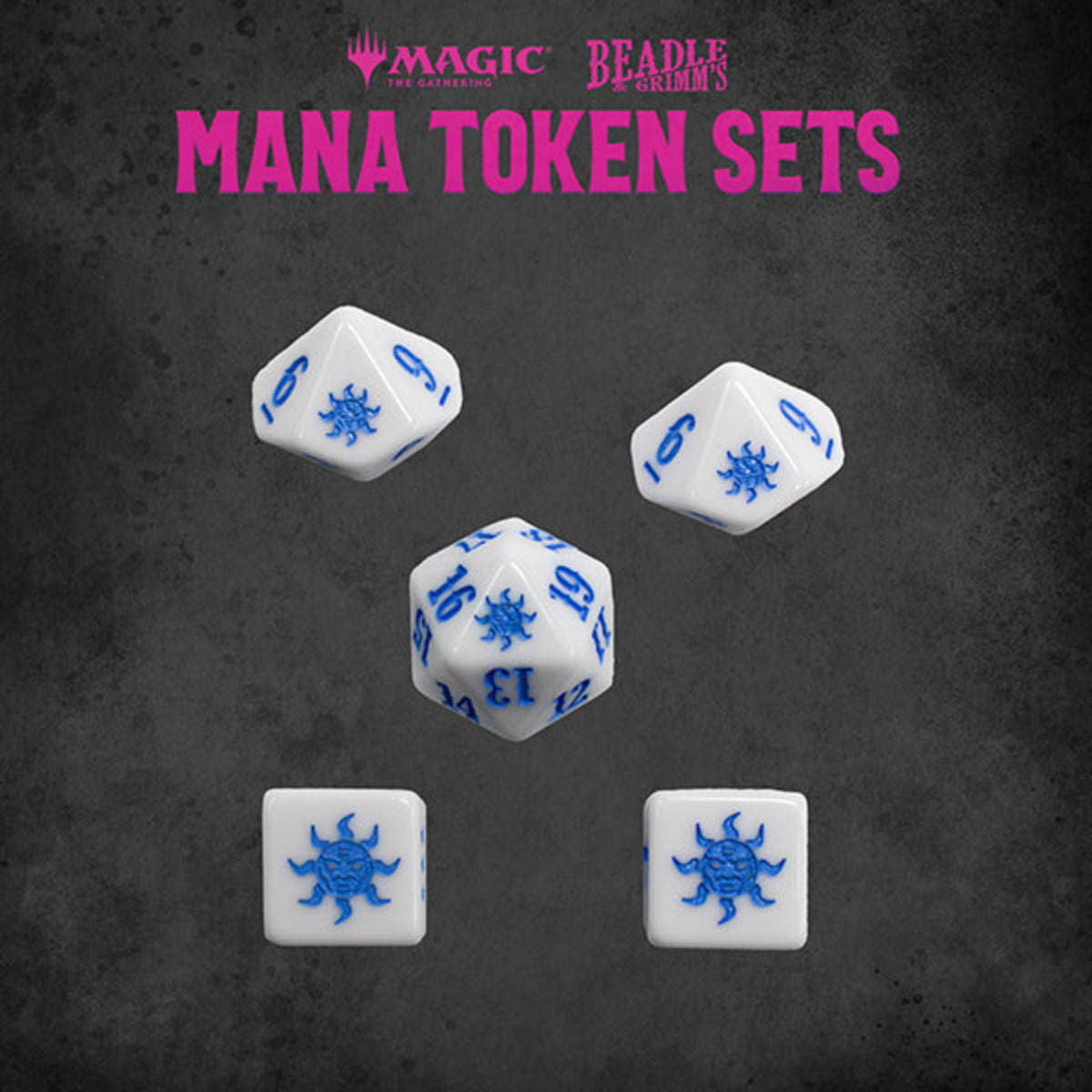 Beadle & Grimm's MTG White Mana Metal Token Set