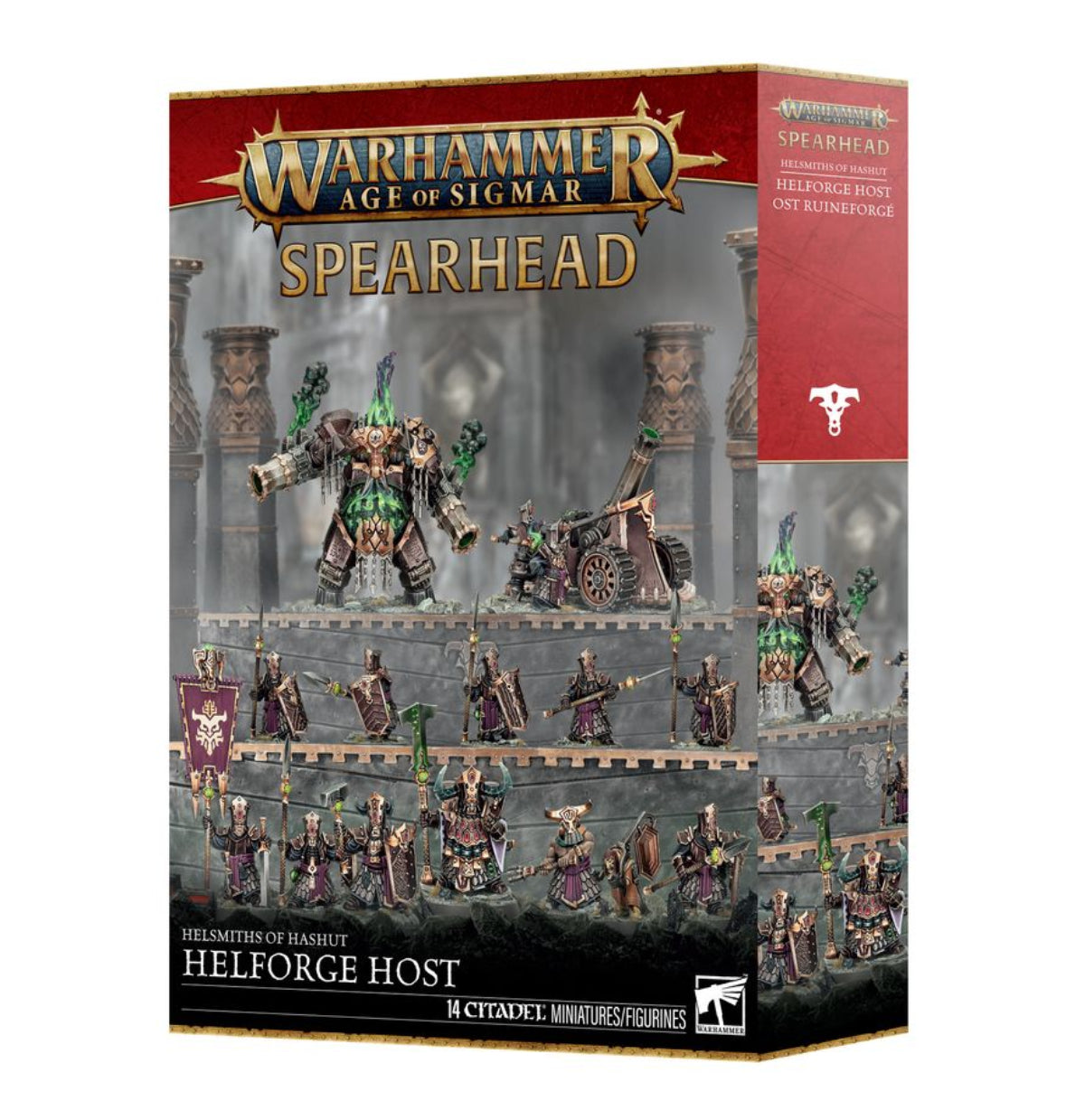 Warhammer AoS Spearhead Helsmiths of Hashut Helforge Host