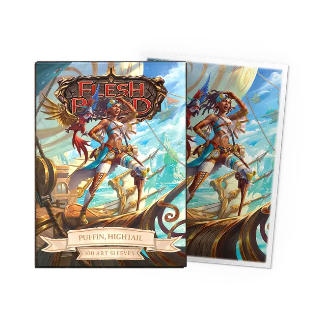 Dragon Shield Game Sleeves 100 Ct - Matte Puffin Hightail Art