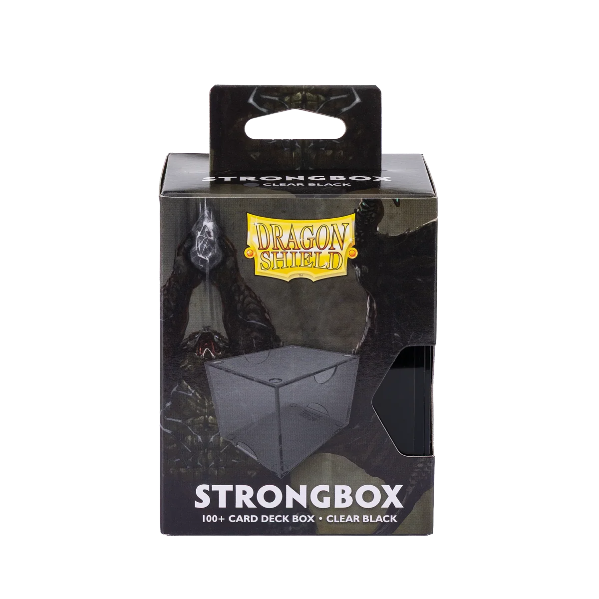 Dragon Shield Strongbox 100+ Deck Box - Clear Black