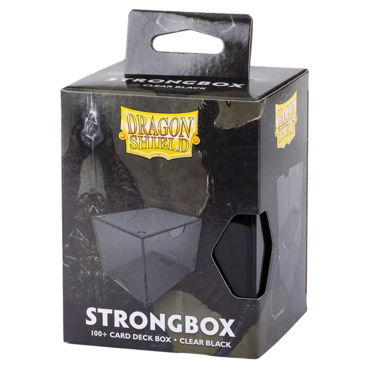Dragon Shield Strongbox 100+ Deck Box - Clear Black