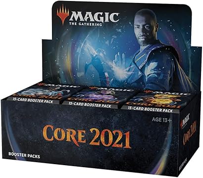 mtg core 2021 booster box display