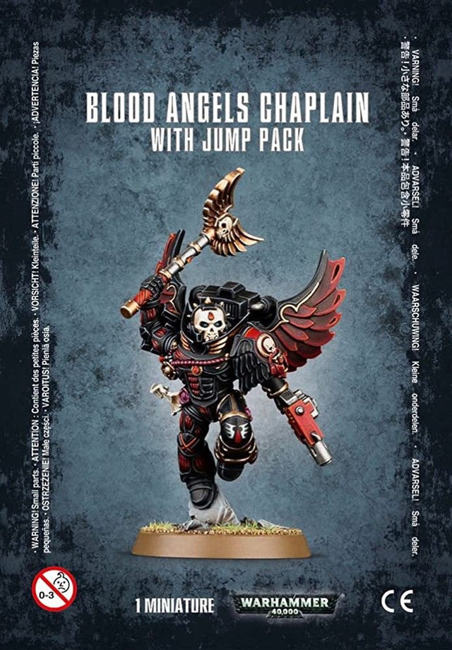 Warhammer 40K Blood Angels Chaplain with Jump Pack