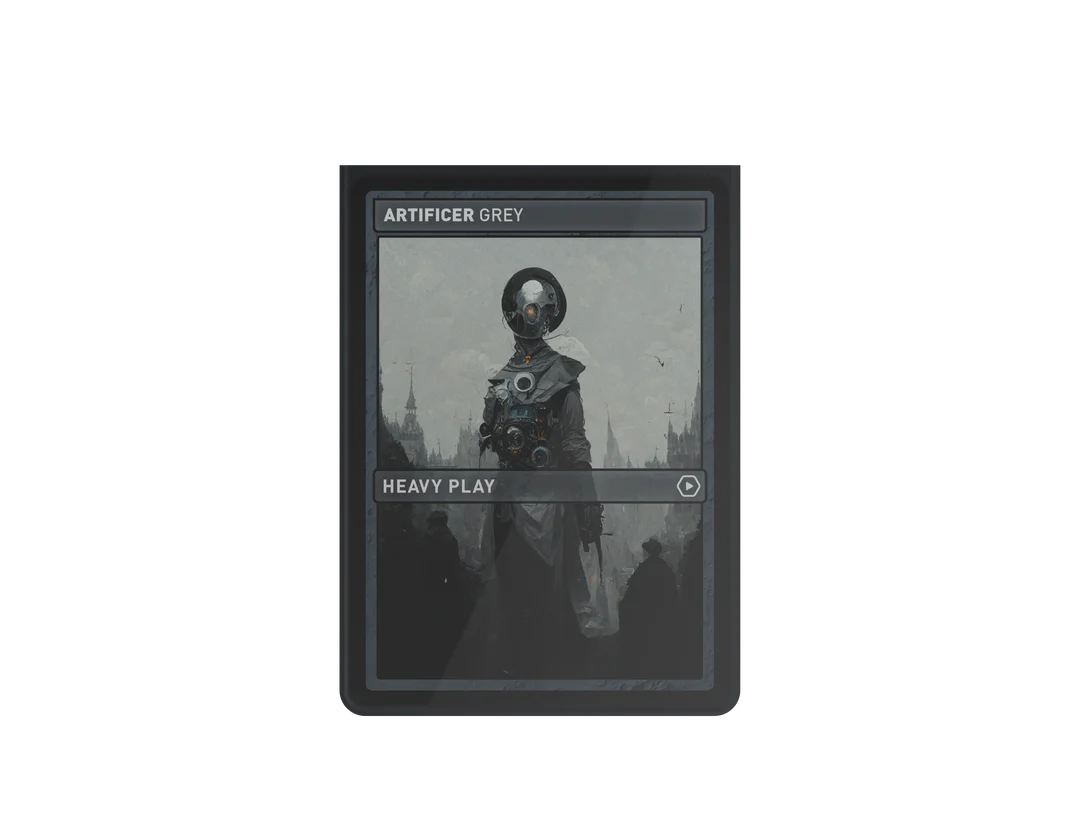 Heavy Play Curv Sleeves Standard 100 Ct Artificer Grey