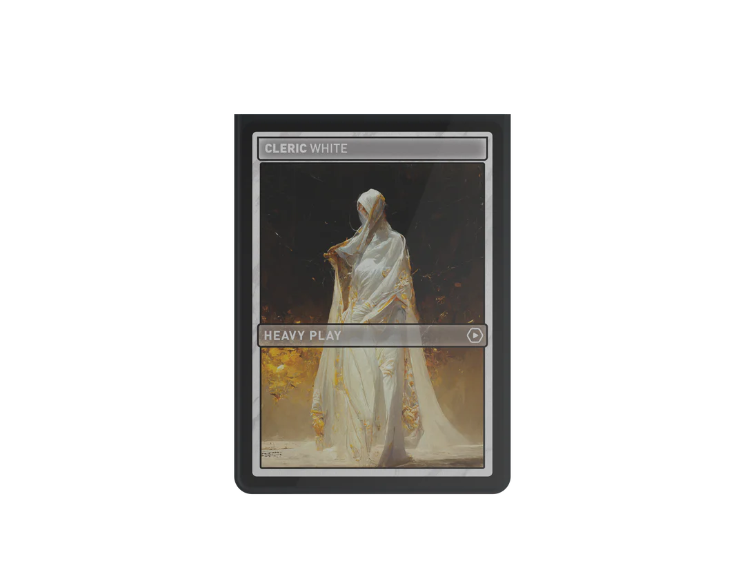 Heavy Play Curv Sleeves Standard 100 Ct Cleric White