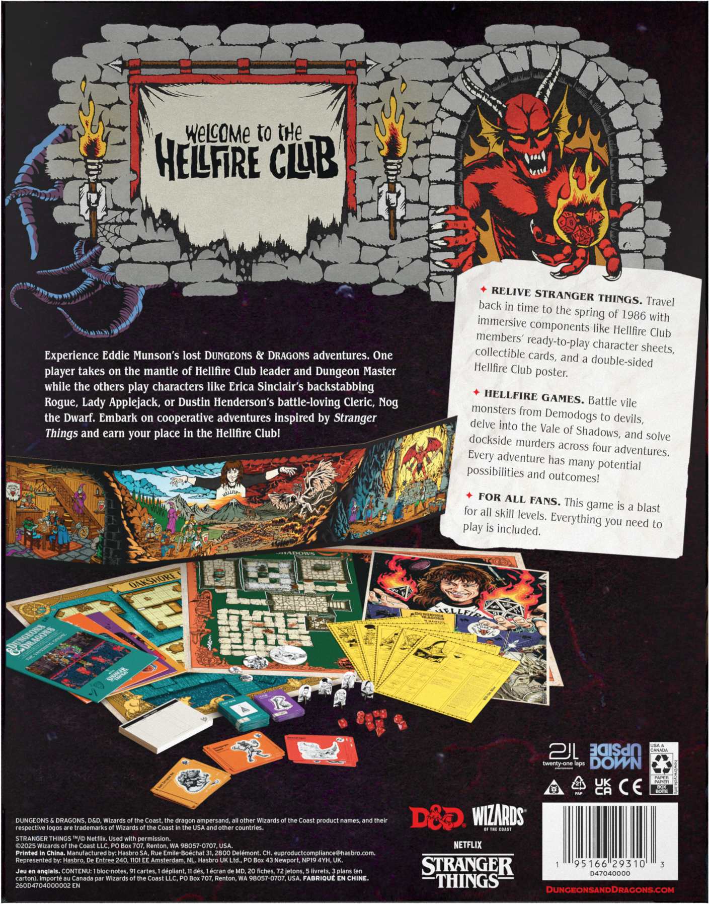 D&D Stranger Things: Welcome to the Hellfire Club