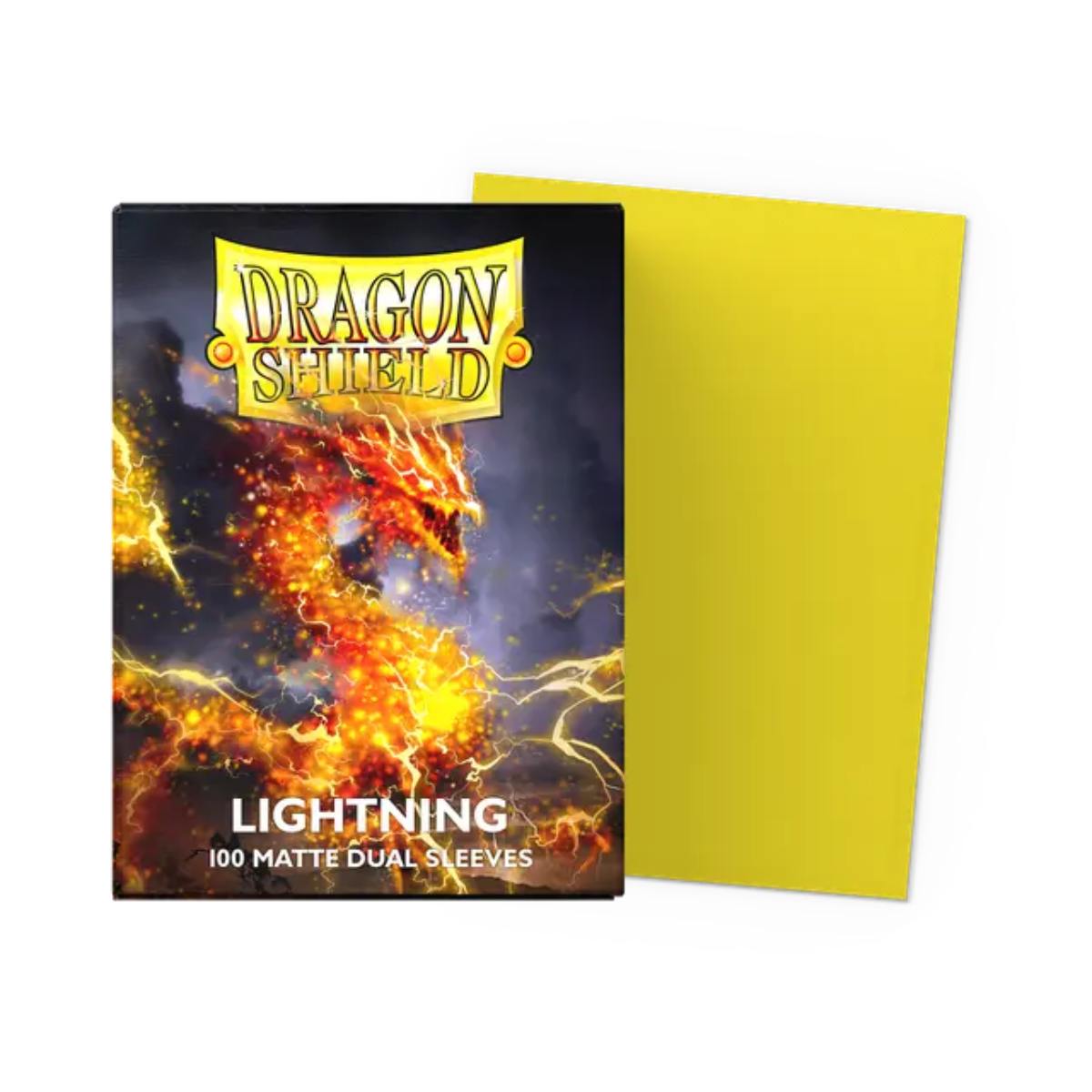 Dragon Shield Game Sleeves 100ct - Matte Dual Lightning