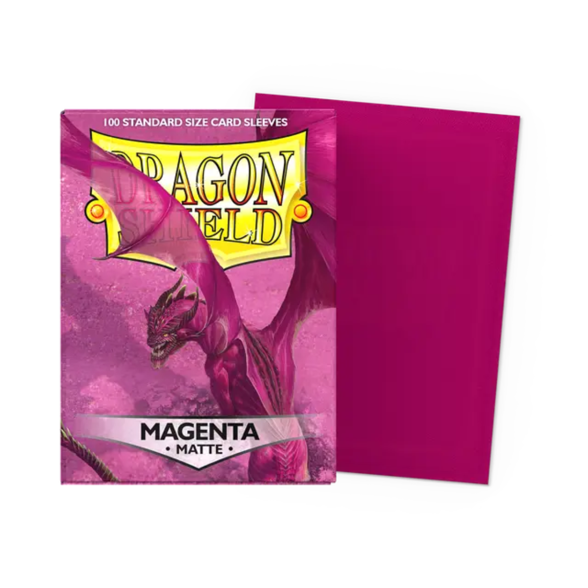 Dragon Shield Game Sleeves 100ct - Matte Magenta
