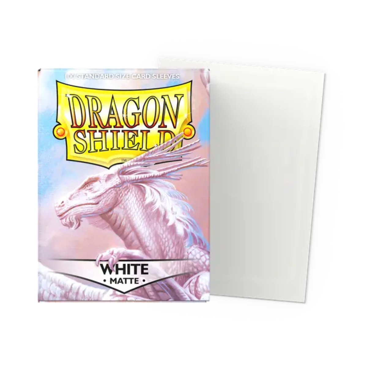 Dragon Shield Game Sleeves 100ct - Matte White