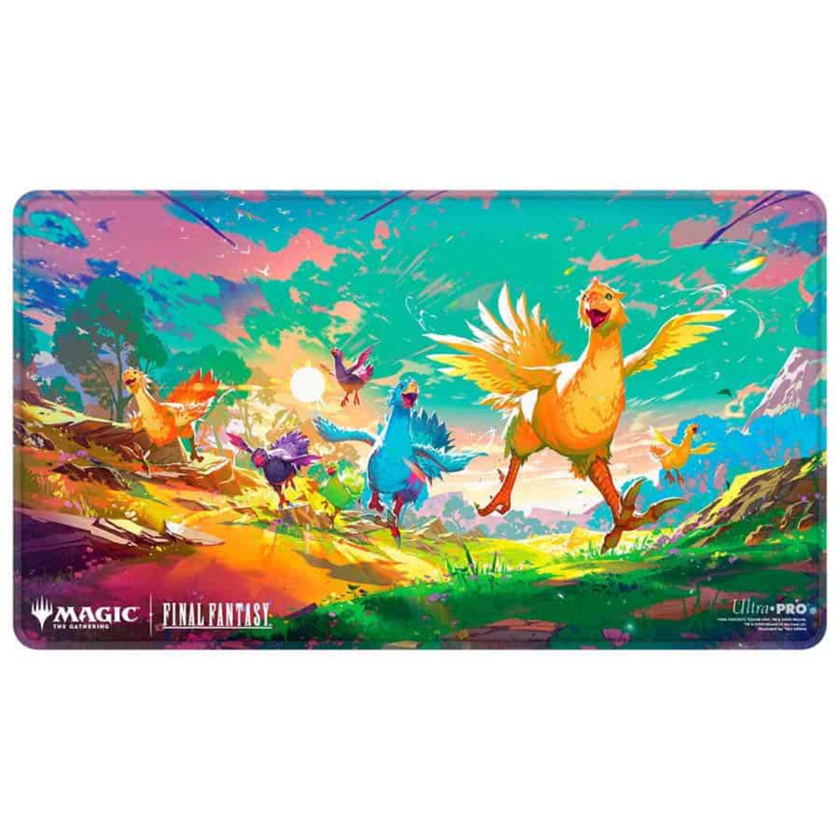 final fantasy mtg chocobo deck MTG Final Fantasy Chocobo Bundle Art Holofoil Commander Playmat