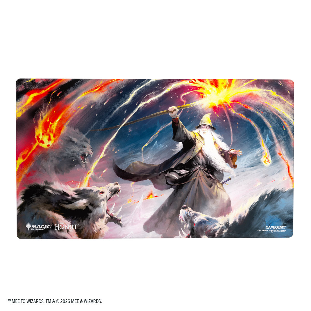 The Hobbit Shiny Playmat - Gandalf, Shadow's Foe