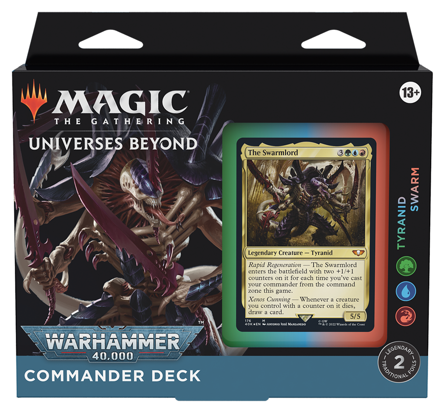 tyranid swarm warhammer 40k commander deck mtg