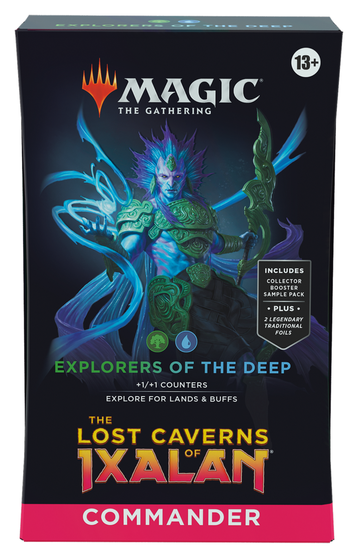 Magic the Gathering Lost Caverns of Ixalan Explorers of the Deep Commander Precon Magic the Gathering Lost Caverns of Ixalan Explorers of the Deep Commander Precon