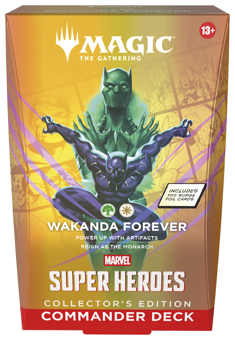 Marvel Super Heroes Wakanda Forever Collector's Edition Commander Deck - Preorder