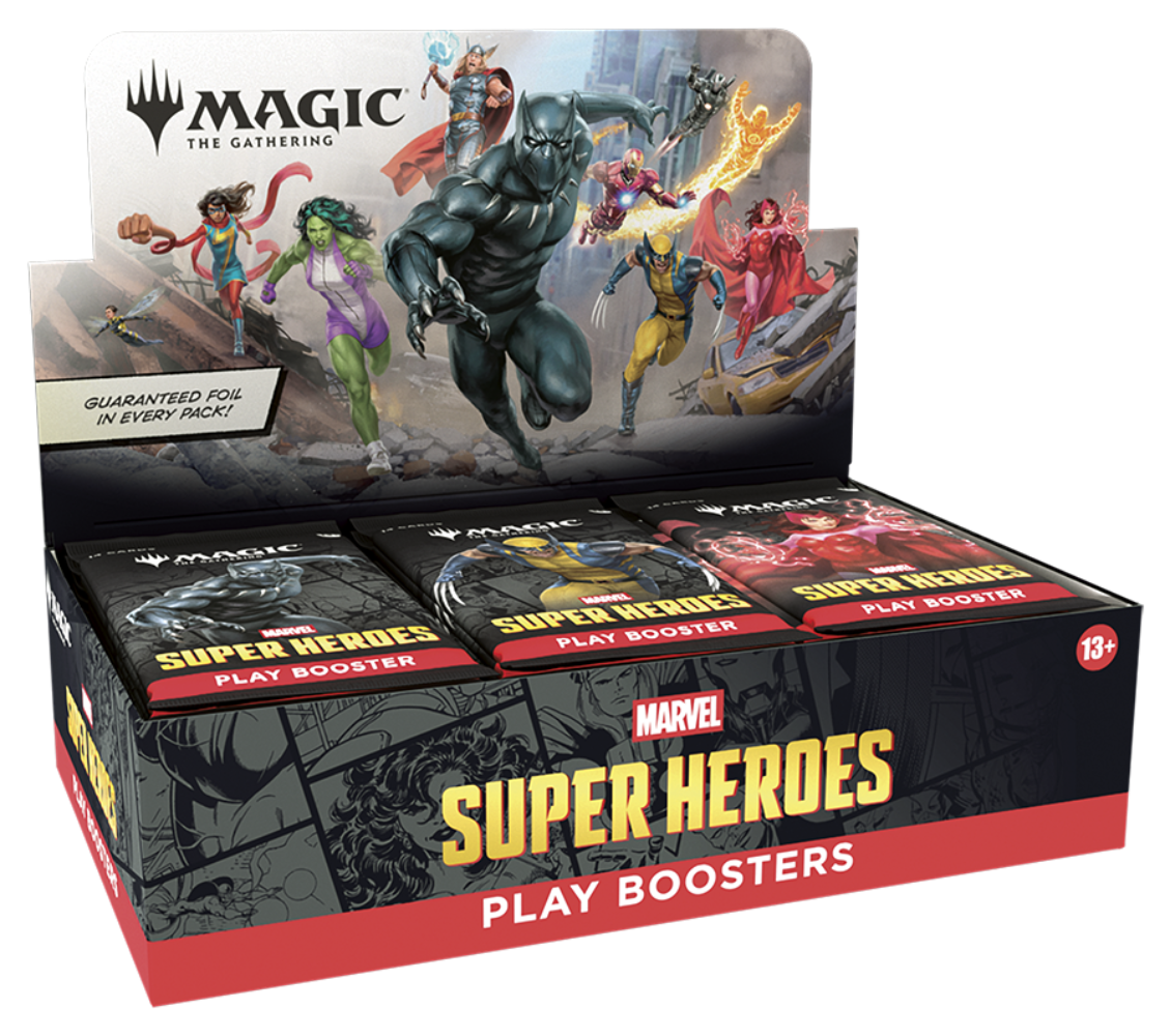 Marvel Super Heroes Play Booster Box - Preorder