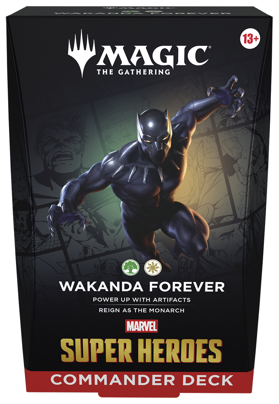 Marvel Super Heroes Wakanda Forever Commander Deck - Preorder
