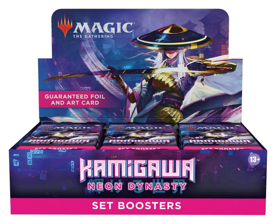 MTG Kamigawa Neon Dynasty Set Booster Box Display MTG Kamigawa Neon Dynasty Set Booster Box Display