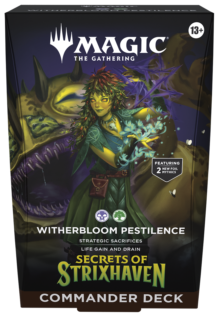 Secrets of Strixhaven Witherbloom Pestilence Commander Deck