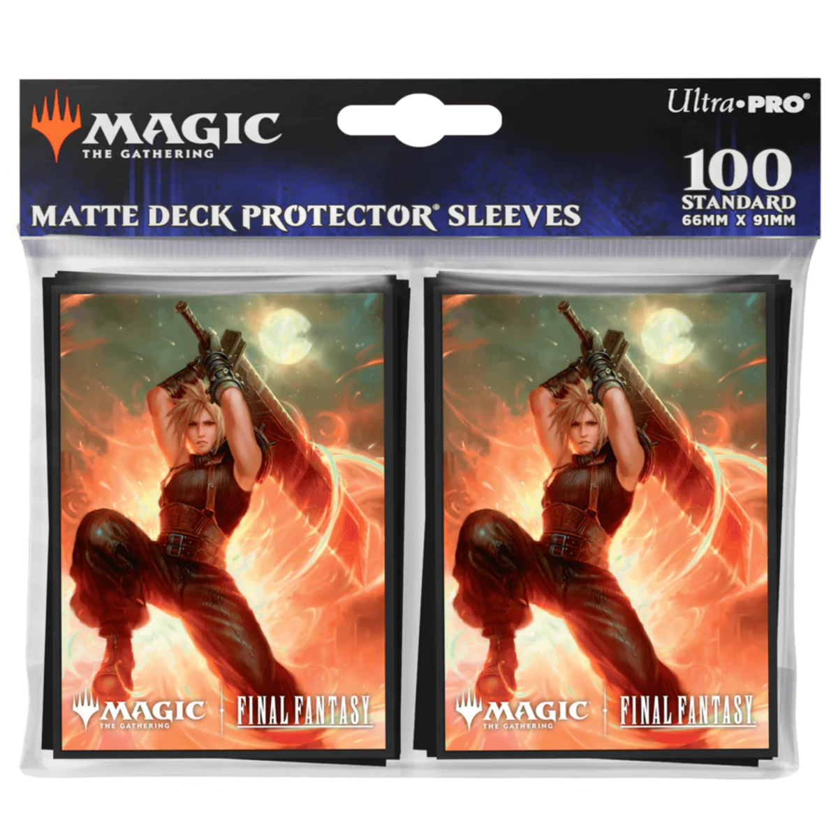 MTG Final Fantasy Cloud, Ex-Soldier Commander Sleeves 100ct MTG Final Fantasy Cloud, Ex-Soldier Commander Sleeves 100ct