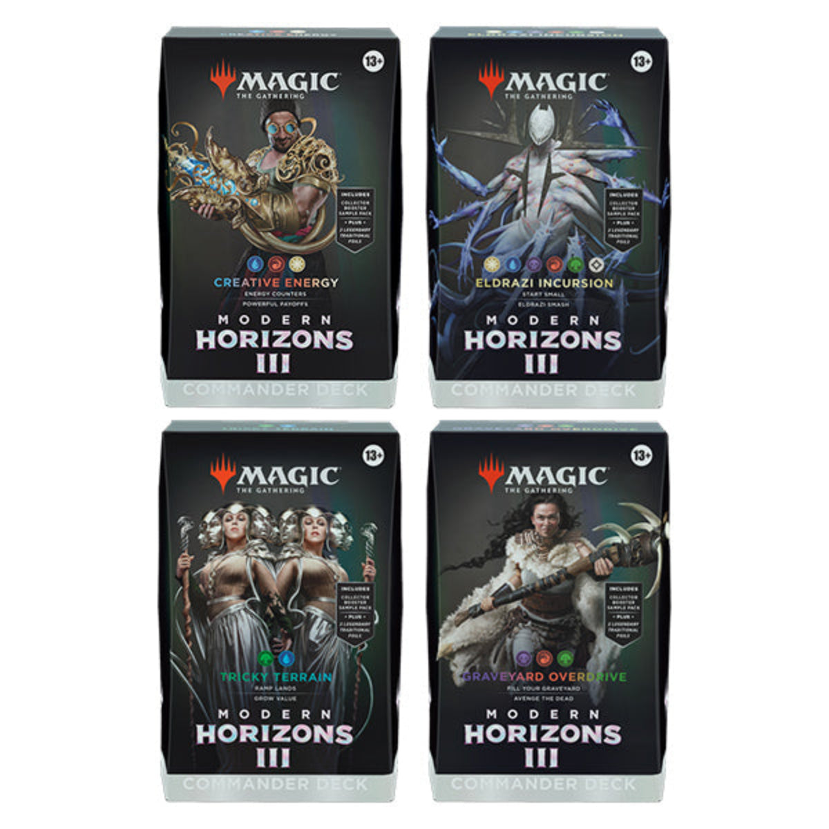 Modern Horizons 3 Commander Deck Display