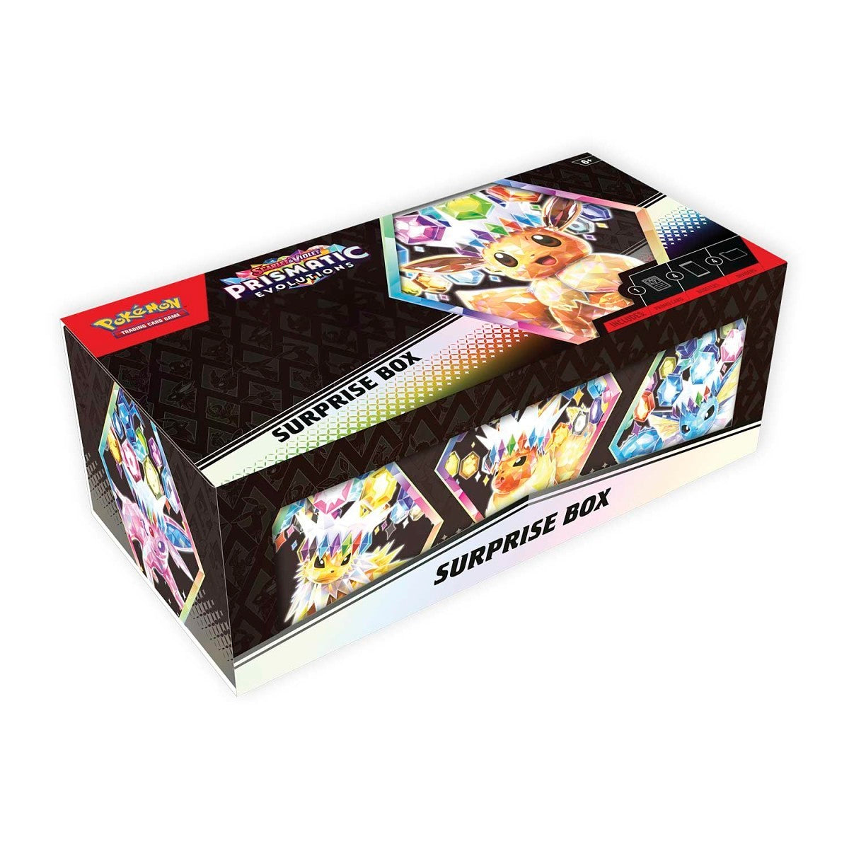 Prismatic evolutions surprise box booster packs