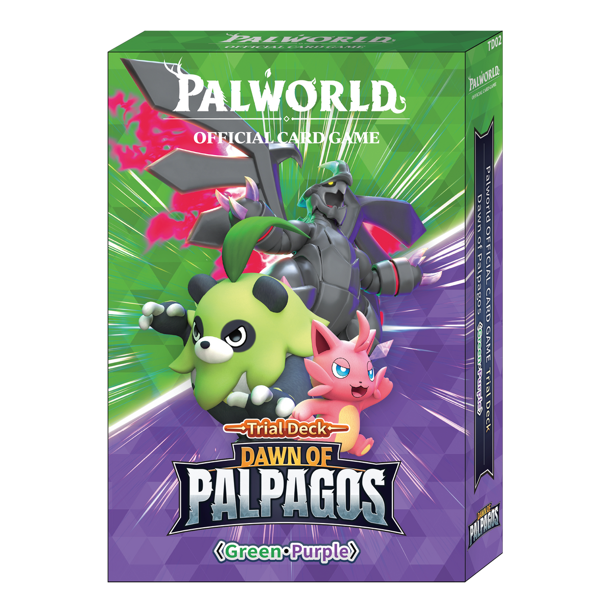 Palworld Dawn of Palpagos Trial Deck Green & Purple