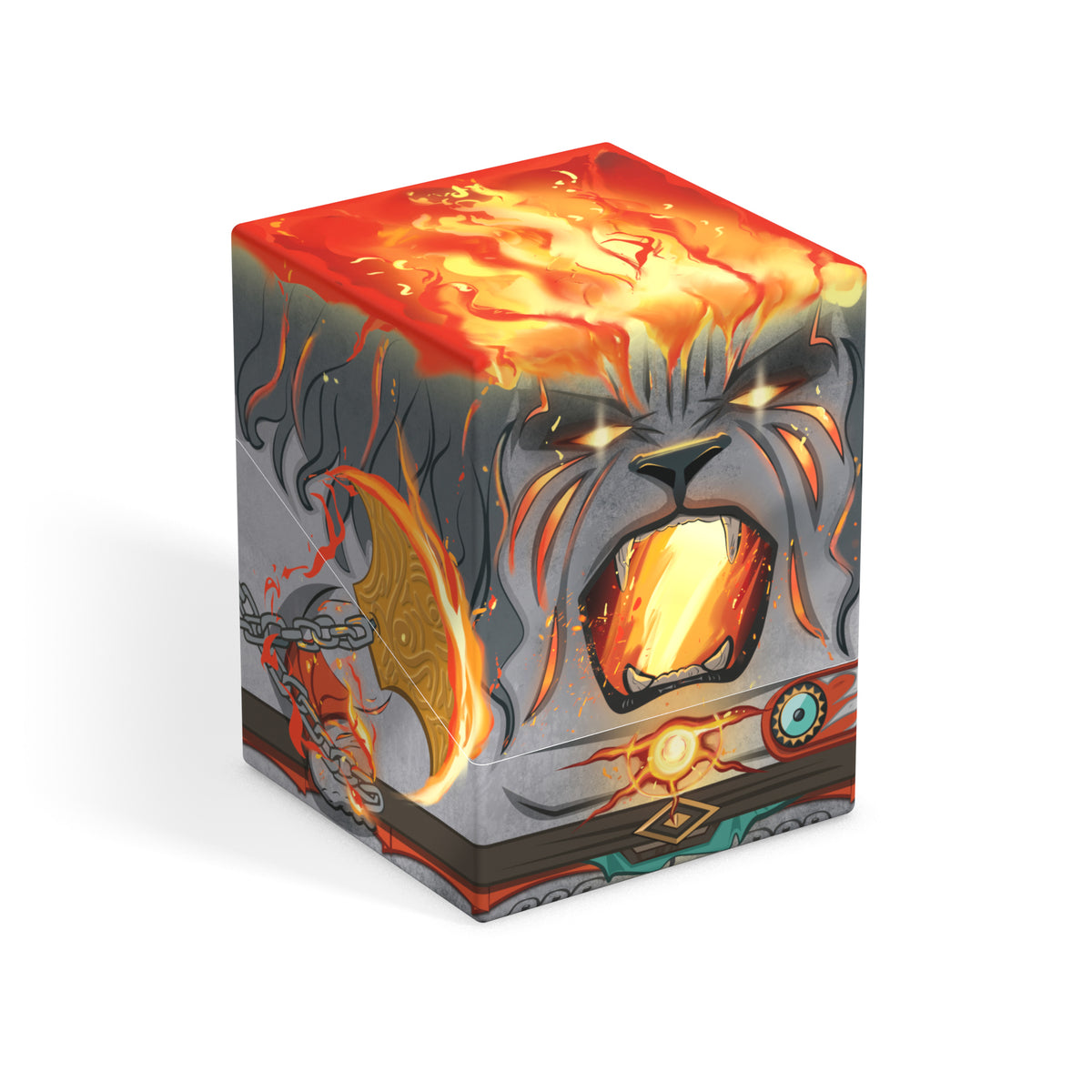 Reality Fracture Boulder 100+ Deck Box - Ajani (Fractured)