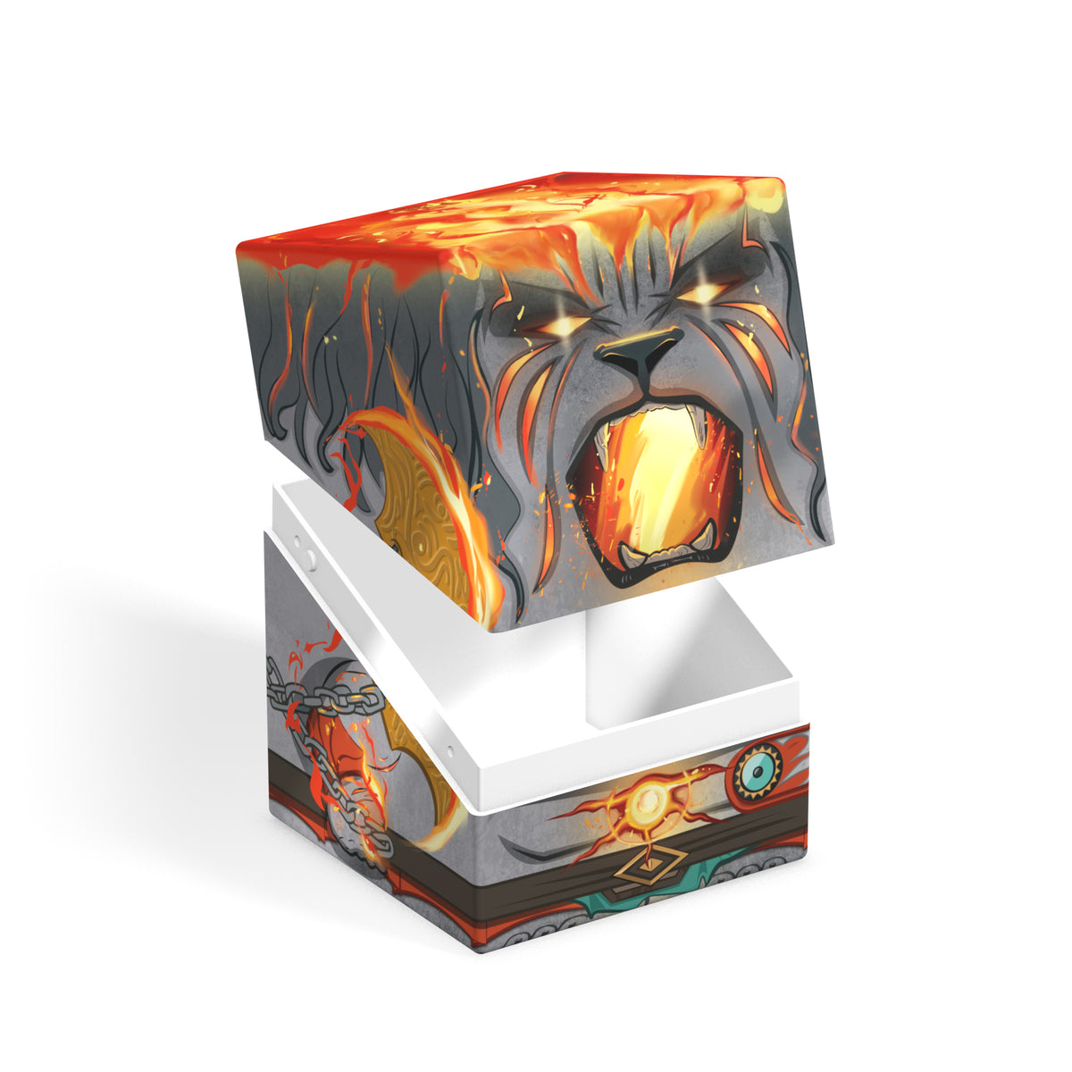 Reality Fracture Boulder 100+ Deck Box - Ajani (Fractured)