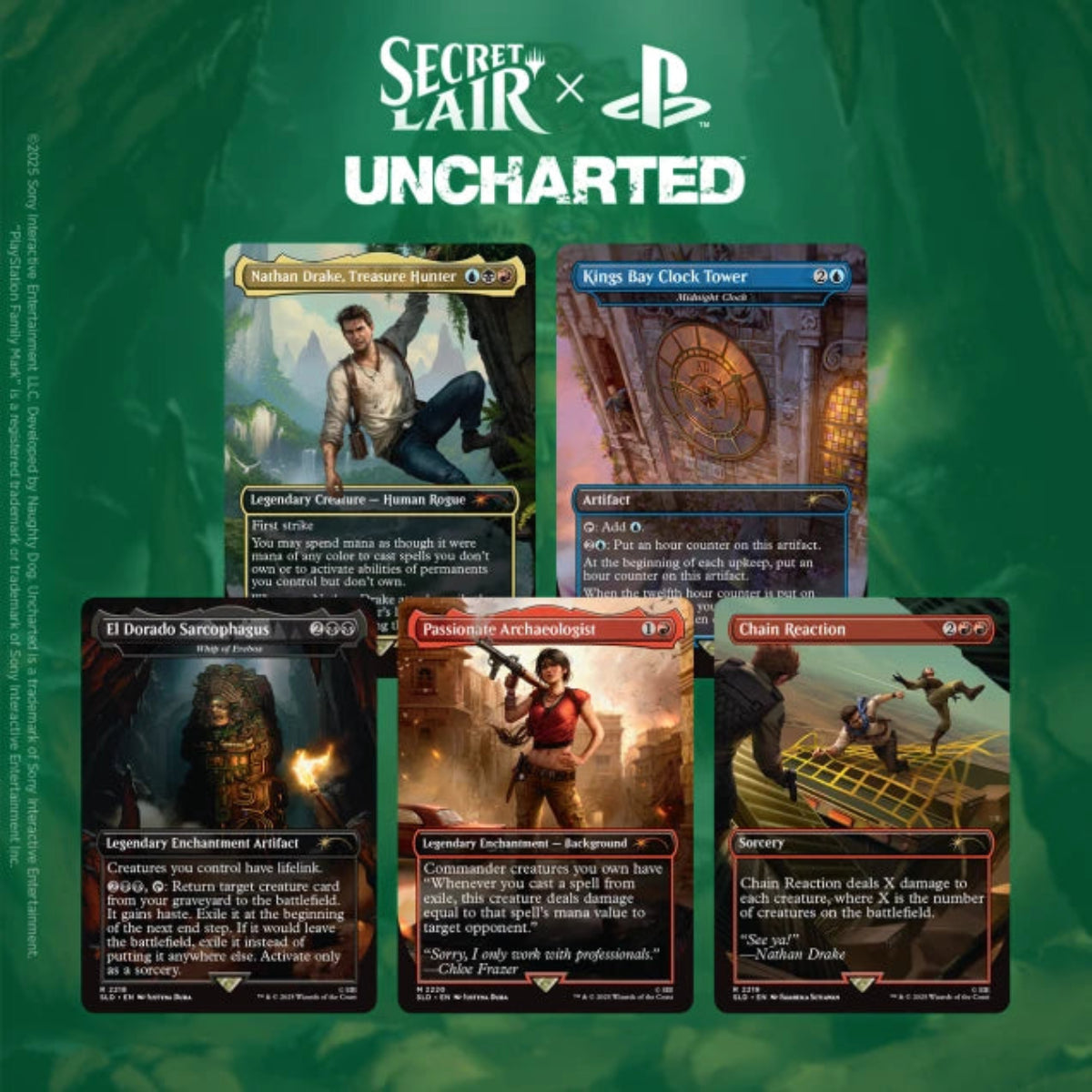 Secret Lair x Uncharted Non-Foil Edition