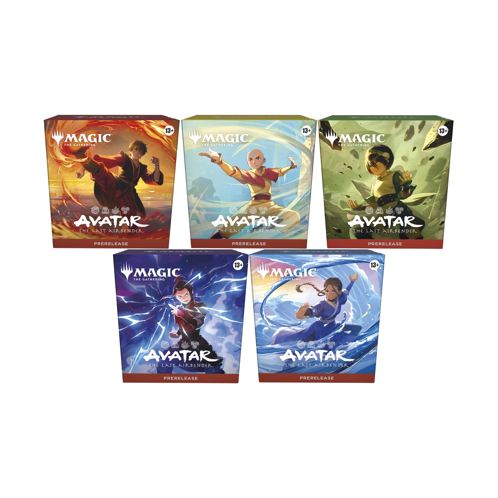 Avatar The Last Airbender Prerelease Pack Set of 5 - Preorder