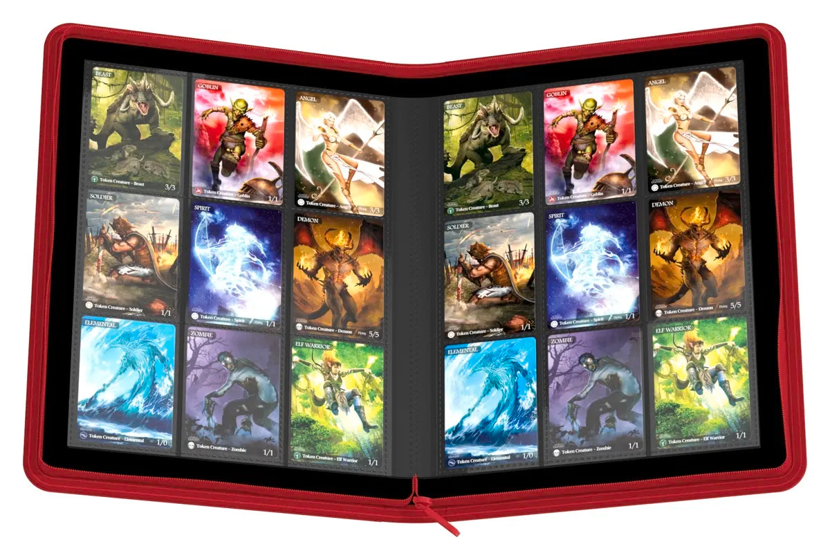 Ultimate Guard Xenoskin Red 360 Card Binder Zipfolio