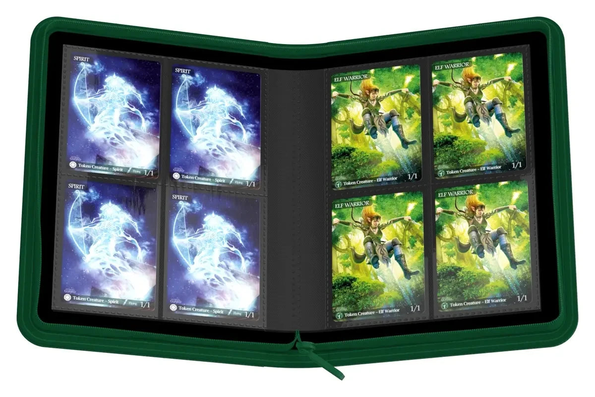 Ultimate Guard Green 160 Card Binder Xenoskin Zipfolio