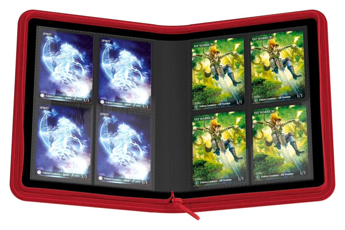 Ultimate Guard Red 160 Card Binder Xenoskin Zipfolio