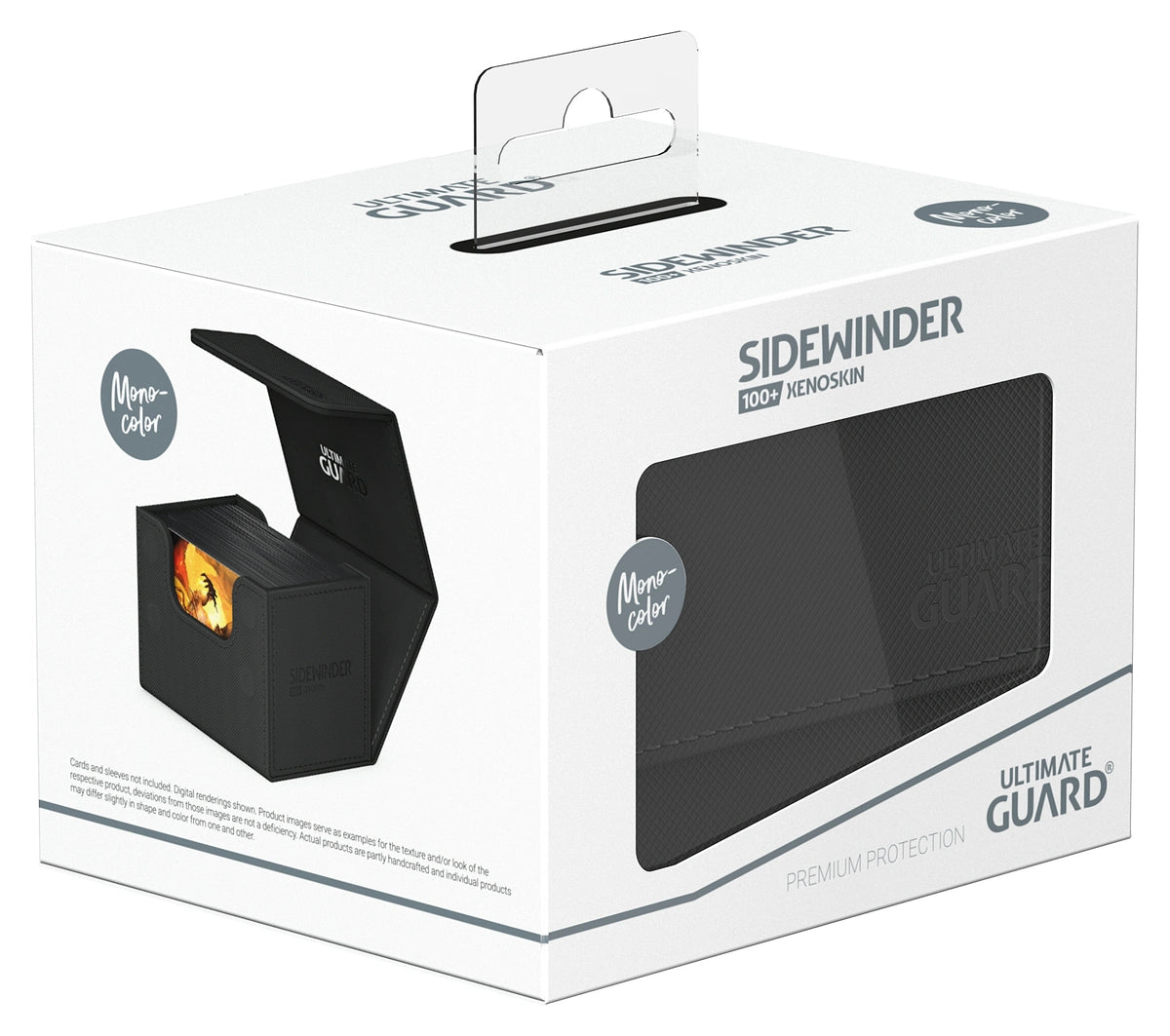 Ultimate Guard Sidewinder 100 Black Xenoskin Deck Box